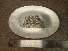 vintage wendell august forge Handmade Plaque Featuring 1860's Style Clipper picture