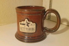 Gettysburg National Monument  Sunset Hill Stoneware Mug 2 Tone Red /brown picture