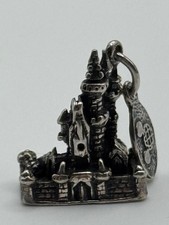 Vintage Walt Disney Productions Sterling Silver Cinderella Castle Charm picture