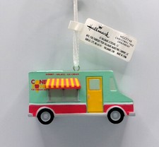 GIFT FOR THE ICE CREAM TRUCK DRIVER OWNER HALLMARK CHRISTMAS ORNAMENT NEW picture