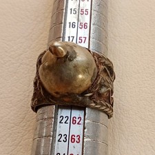 Ancient Viking Silver Ring Authentic Antique Artifact Collectible Nordic Jewelry picture
