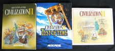 3 PB Civilization II: Test of Time (PC, 1999) + Civ II , Gold Edit- Manuals Only picture