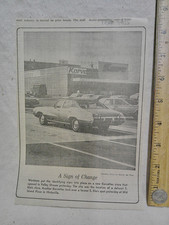 Valley Stream NY 1975 AD PIC S. Klein store INTO KORVETTES dept. store  picture