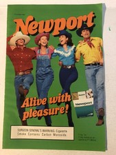 1997 Newport Cigarettes Vintage Print Ad pa51 picture