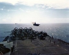 Aircraft Carriers at sea in the Western Pacific 8x10 WWII Photo 722a picture