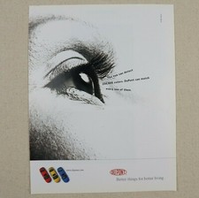 Vintage DuPont Print Ad 1997 Paper Magazine Clipping 90s Art Paint Colors Home picture