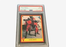 V Enemy Visitor 1984 Fleer PSA 9 Stand Back #36 trooper skyfighter reptile space picture