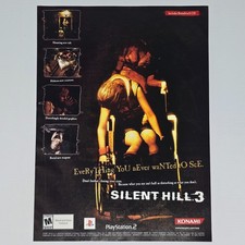 Silent Hill 3 PlayStation 2 PS2 Authentic Magazine Ad picture
