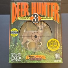 WizardWorks Deer Hunter 3: The Legend Continues PC CD-ROM w/ Bonus Music CD picture