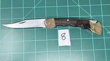 Vintage Buck 110 Inverted Logo 1967–1972 USA Folding Hunter Lockback Knife picture