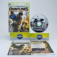 Frontlines Fuel of War CIB W/ Manual - Xbox 360 picture
