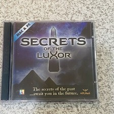 Secrets of the Luxor Mac & PC 1996 Vtg Software Game Mojave CLEAN picture