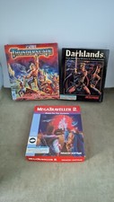 Darklands Thunderscape MegaTraveller 2 PC Games BOX ONLY Lot of 2 Boxes picture