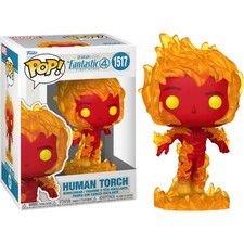 Funko Pop Marvel: The Fantastic Four: Human Torch - Vinyl Figure #1517 #83586 picture