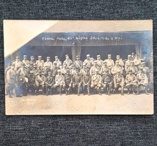 1915 French Military transport unit, Real Photo Postcard Unposted WWI picture