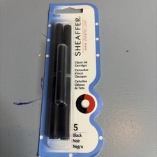 Sheaffer Skrip Fountain Pen Classic Ink Cartridge - Black (five per card) picture