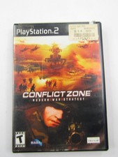 Conflict Zone Modern War Strategy PS2 Video Game Ubisoft CIB Complete picture