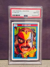 1990 IMPEL MARVEL UNIVERSE #161 STAN LEE PSA 10 GEM MT BRAND NEW SLAB picture