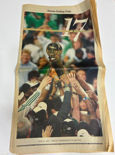 Boston Celtics 2008 NBA Champions Newspaper Boston Sunday Globe Championship picture