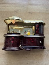 Vintage Wind Up LE BAR CLUB Music Box w/ Moving Bartender READ picture