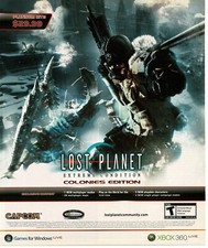 2008 Lost Planet Extreme Condition Colonies Edition Video Game Vintage Print Ad picture