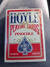 Sealed Vintage Hoyle Official Playing Card Poker Deck Plastic Coated - Red New. picture