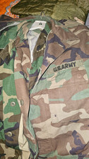 U.S. Army Woodland Camouflage BDU Uniform Jacket/Shirt w/ 