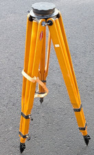 Vintage Warren-Knight Wood Surveying Extension-Leg Wood Tripod picture