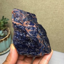 98mm Natural sodalite crystal semi-precious rough original Specimen 226g A5118 picture