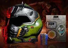 Doom: The Dark Ages Doom Slayer Wearable Helmet LED Bundle + Keycard x3 Patches picture