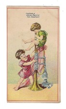 c1890's Trade Card Union Pacific Tea Co. Charlestown, Mass picture