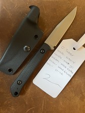 JakebCreates O' Tickler Nitro-V Fixed Blade Black G10/Kydex picture