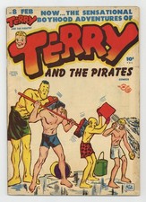 Terry and the Pirates #8 VG- 3.5 1948 picture