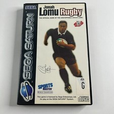 Jonah Lomu Rugby (Sega Saturn, 1997 PAL) Game Complete With Manual VGC picture