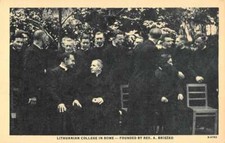 Rome Italy Joseph Cardinal Pizzardo Rev A Briszko group of priests pc ZC549278 picture