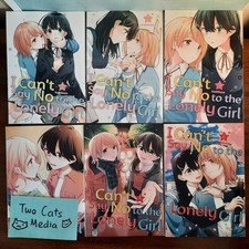 📚 I Can't Say No to the Lonely Girl Vol. 1-6 English Manga Bundle Kodansha Yuri picture