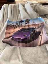Purple Lamborghini canvas poster picture