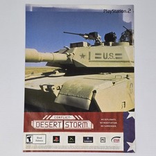 Conflict Desert Storm Xbox PS2 GameCube Authentic Magazine Ad picture