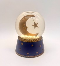 Vintage 1992 Vandor Celestial Moon Sun Star Musical Snow Globe Works Whimsigoth picture