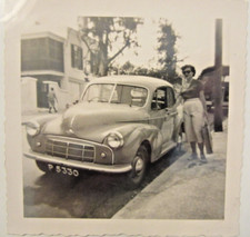 1951 to 1953 ??? MORRIS MINOR, b&w photo 3 1/2