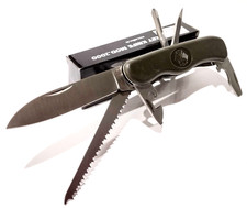 Mil-Tec Bundeswehr West Germany Replica OD Army Green Multi Tool Field Knife EDC picture