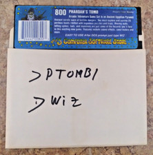 Pharoah'sTomb The Wiz Technology Inc.  Arcade/Adventure Game 5.25 Disk picture