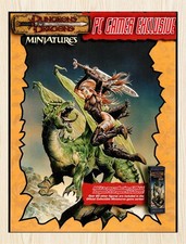 2004 Dungeons & Dragons Miniatures PC Gamer Exclusive Original Advertisement v4 picture