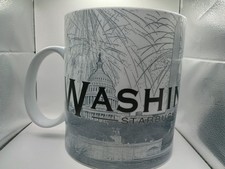 GIANT HUGE Starbucks 2.5 GALLON WASHINGTON DC Skyline Series One 2002 Mug  picture