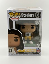 Funko Pop Football Pittsburgh Steelers Troy Polamalu #334 w/Protector picture
