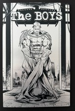 The Boys #1 SDCC 2026 Raymond Gay Absolute Batman *ETCHED METAL* LTD to 5 NM+ picture