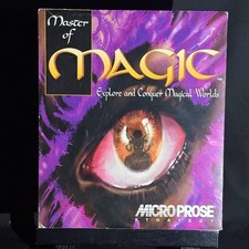 Master of Magic PC Big Box CD-ROM MicroProse 1994 Manual Spellbook DOS Game picture
