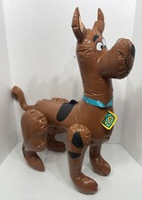 Vintage Scooby-Doo Rinco 2002 Vinyl Inflatable Carnival Blow Up Toy SQUEAKS NEW picture