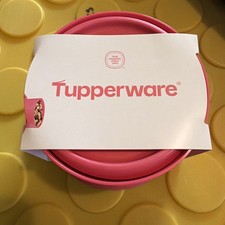New Set Of 3 Tupperware Serve & Store Canisters & Lids Blossom Pink Punch picture