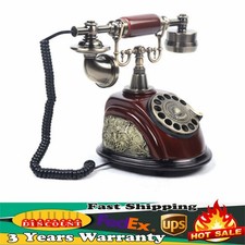 Vintage Rotary Dial Telephone Phone Working Vintage Retro Old Fashion Telephone picture